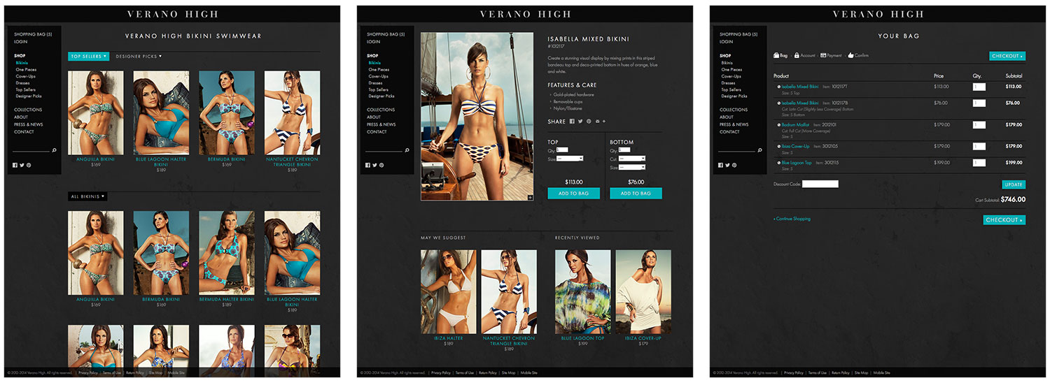 Custom eCommerce for Verano High