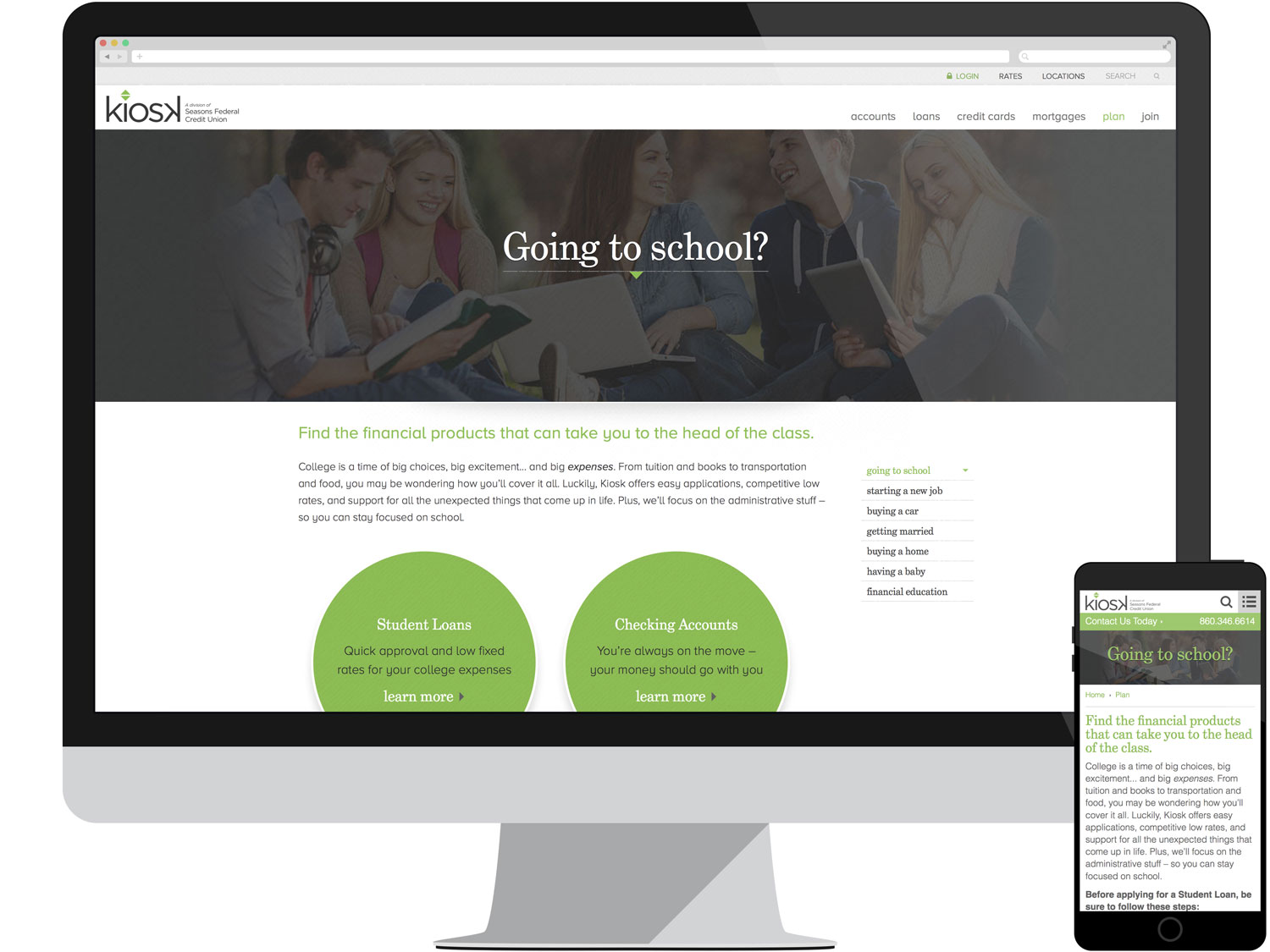 Landing Page - School